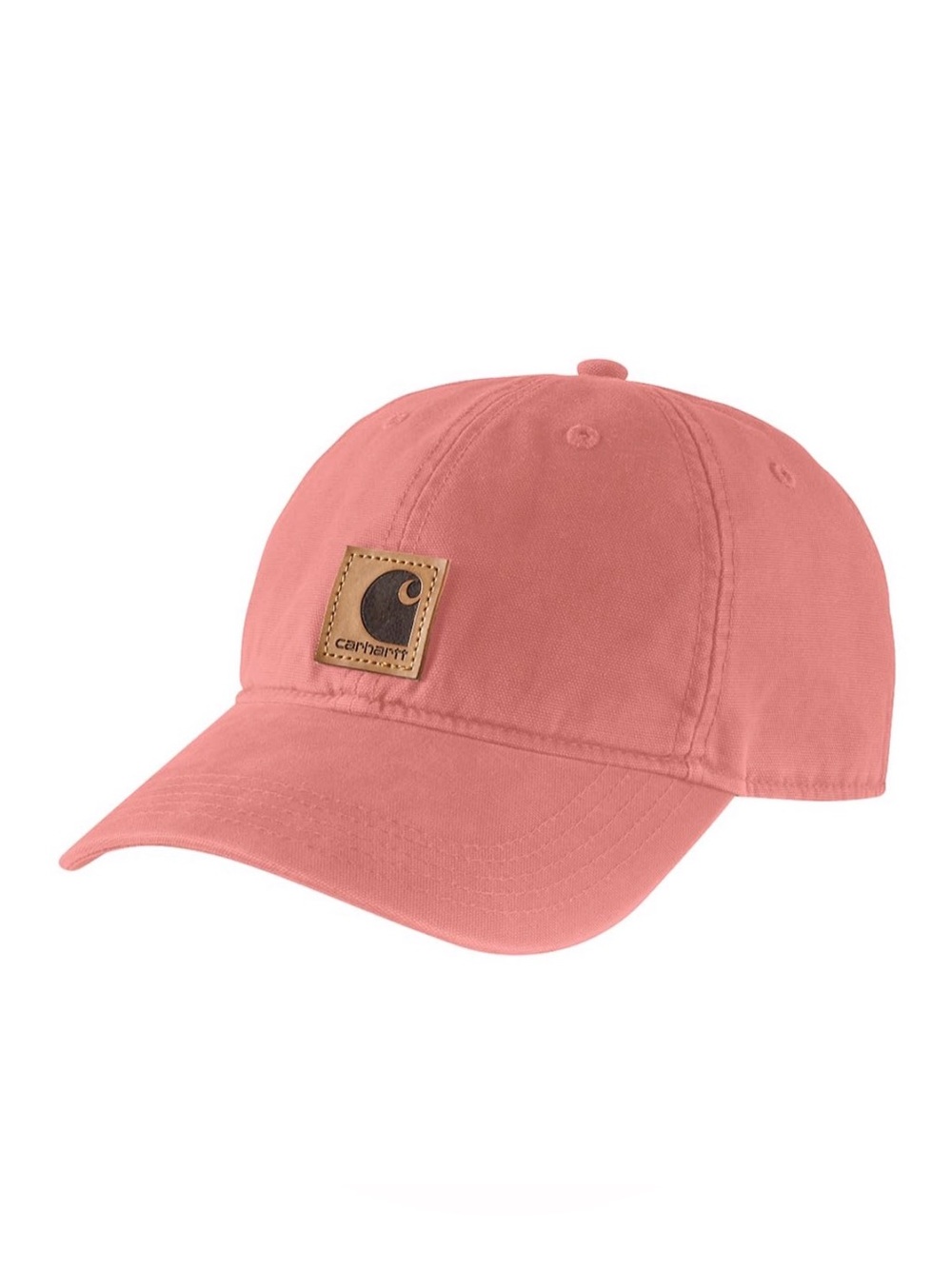 Carhartt Salmon/Coral Logo Baseball Cap – One Size